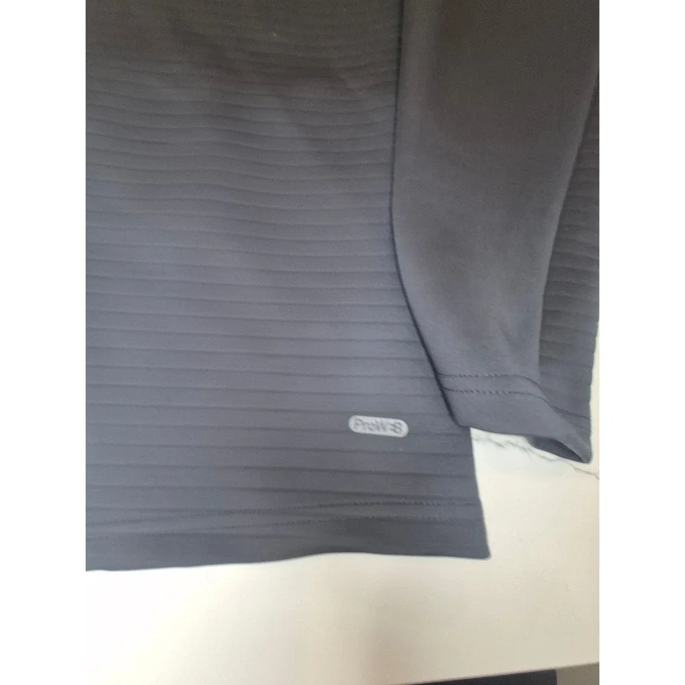 Spyder Active Mens Full‎ Zip Hoodie Gray Textured Hybrid Jacket SPM8003U Size L